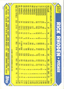 1987 Topps Traded Rick Rhoden
