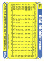 1987 Topps Traded Rick Rhoden #101T