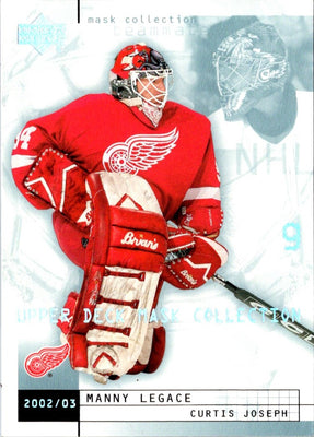 2002 Upper Deck Mask Collection Manny Legace/Curtis Joseph #31