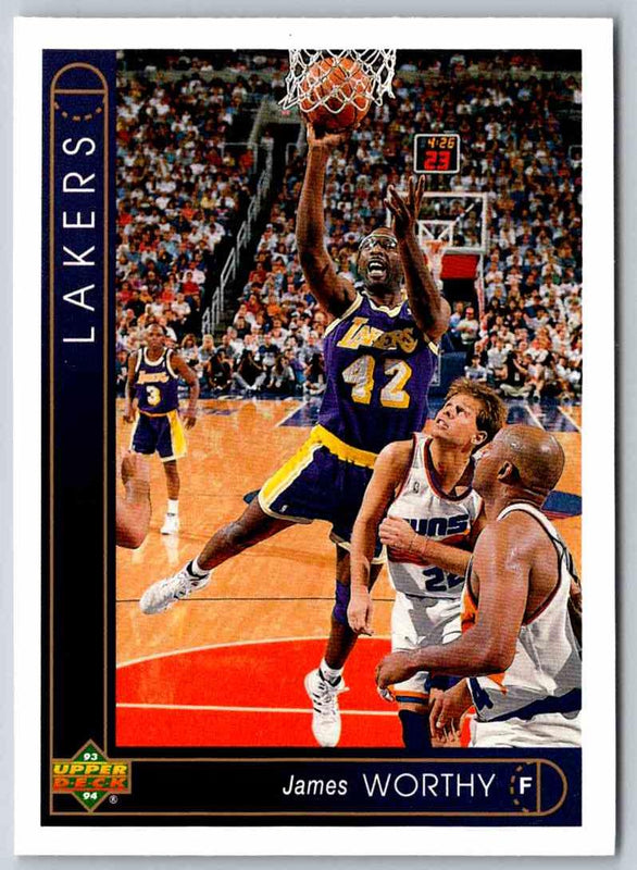 1993 Upper Deck James Worthy #142
