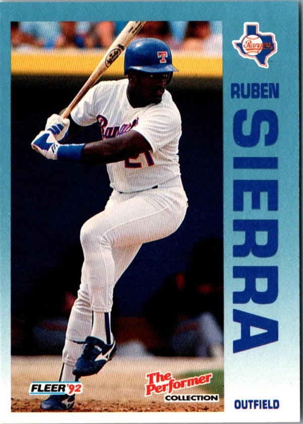 1992 Fleer 7 Eleven/Citgo The Performer Ruben Sierra #18