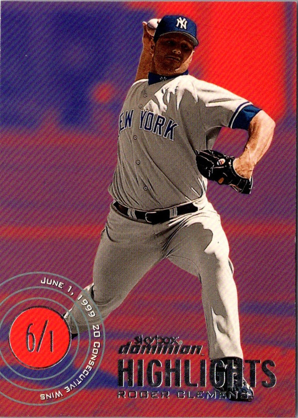 2000 SkyBox Dominion Roger Clemens #14