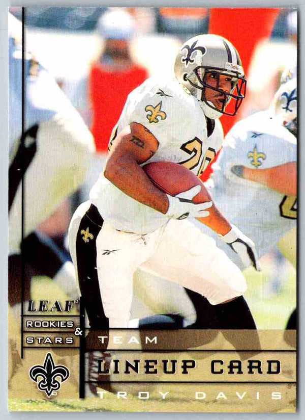 1998 Leaf Rookies And Stars Troy Davis #292