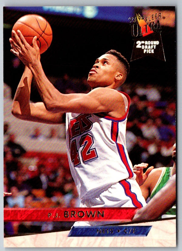 1993 Ultra P.J. Brown #294 Rookie