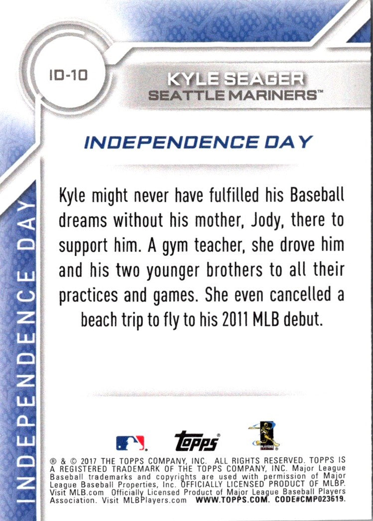 2017 Topps Independence Day Kyle Seager