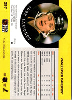 1990 Pro Set Igor Larionov #297 Rookie