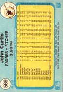 1982 Fleer John Curtis