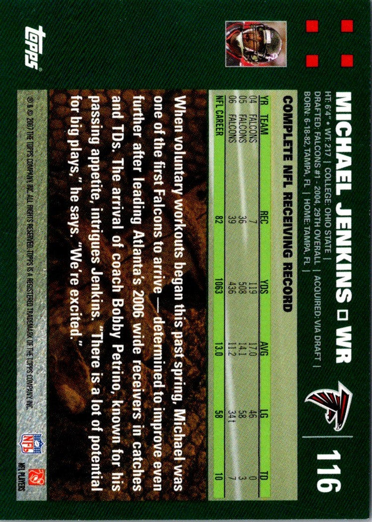 2007 Topps Michael Jenkins