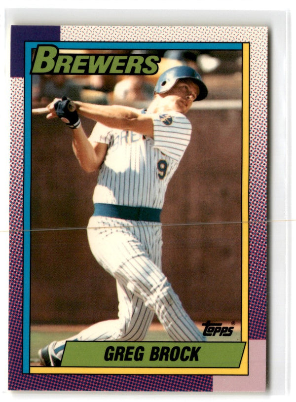 1990 Topps Tiffany Greg Brock #139
