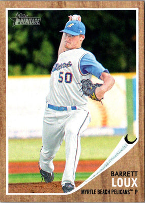 2011 Topps Heritage Minor League Barret Loux #160