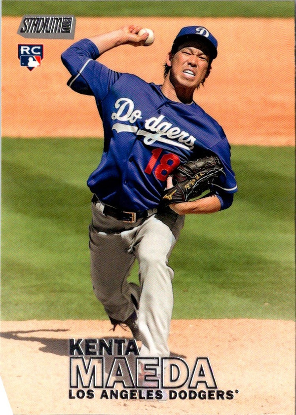 2016 Stadium Club Kenta Maeda #91 Rookie