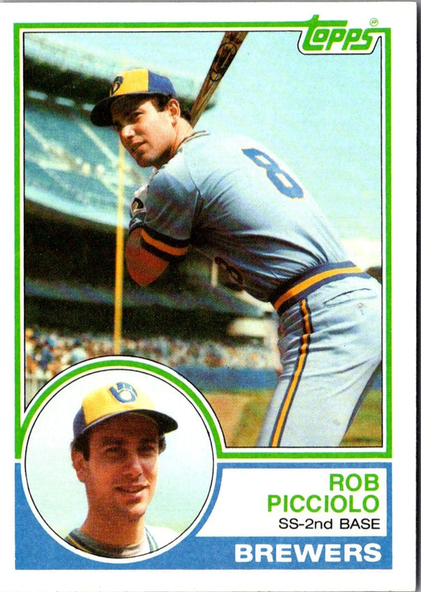 1983 Topps Rob Picciolo #476 EX