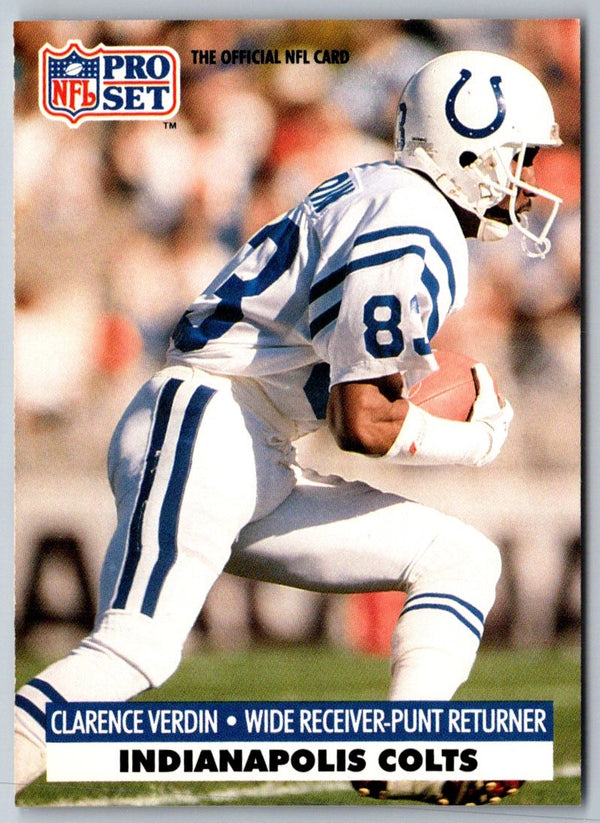 1991 Pro Set Clarence Verdin #179