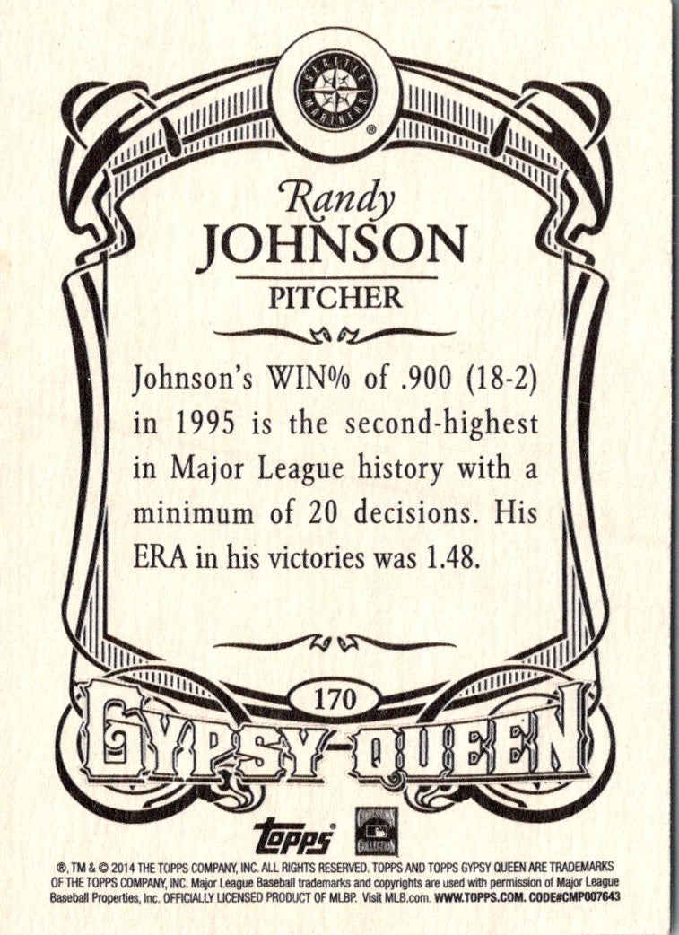 2014 Topps Gypsy Queen Randy Johnson