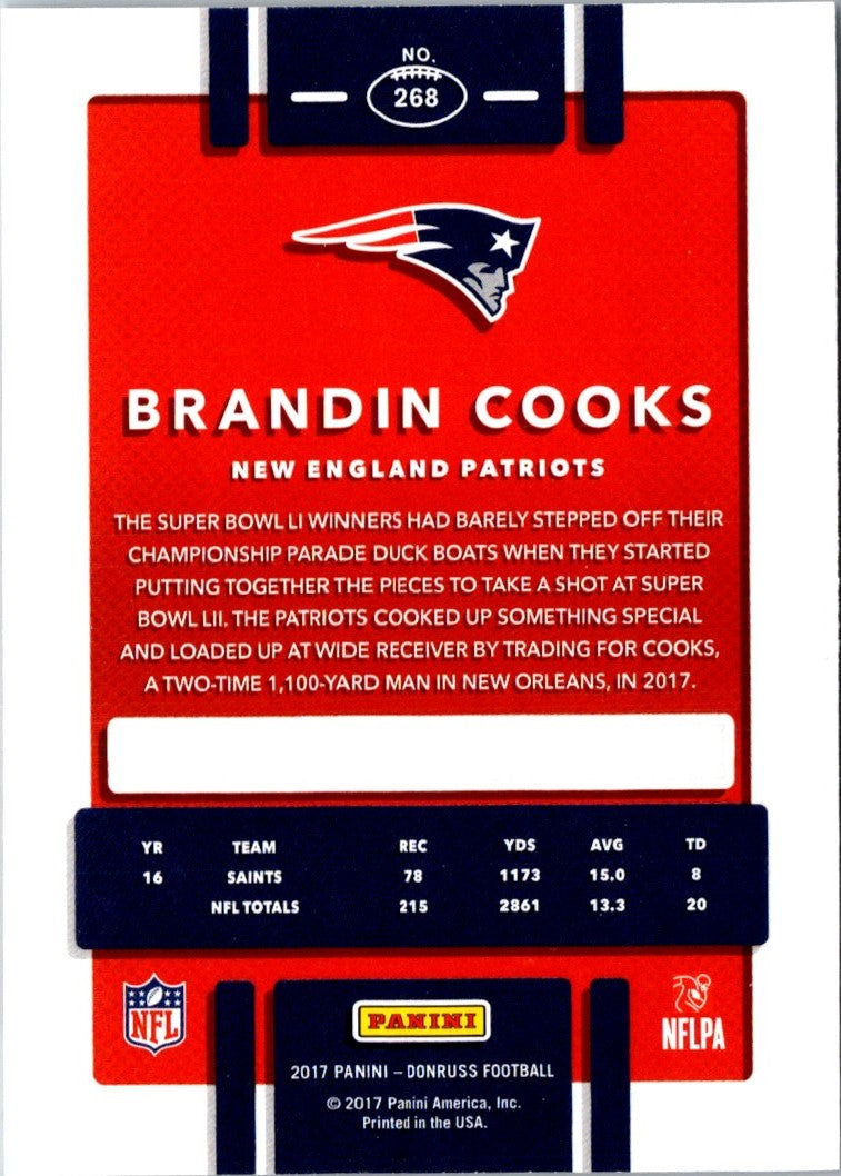2017 Donruss Brandin Cooks