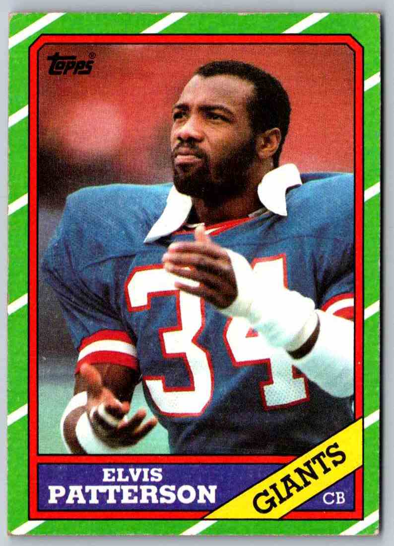 1986 Topps Elvis Patterson