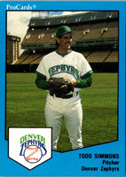 1989 ProCards Todd Simmons #30