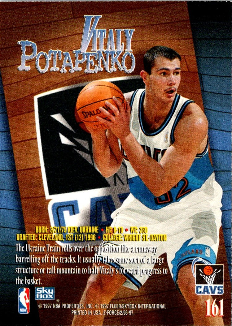 1996 SkyBox Z-Force Vitaly Potapenko