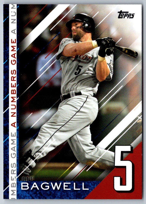 2020 Topps Update A Numbers Game Jeff Bagwell #NG-8