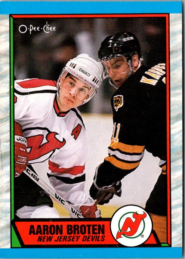 1989 O-Pee-Chee Aaron Broten #180