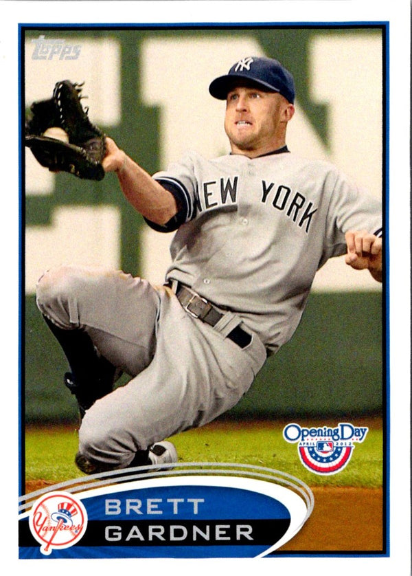 2012 Topps Opening Day Brett Gardner #109