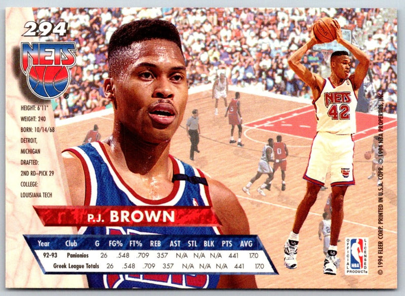 1993 Ultra P.J. Brown