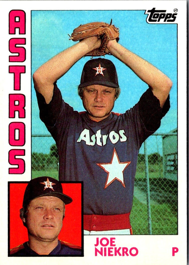 1984 Topps Joe Niekro