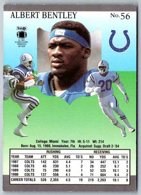 1991 Fleer Ultra Albert Bentley #56