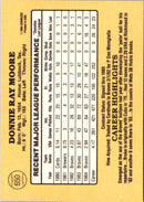 1985 Donruss Donnie Moore