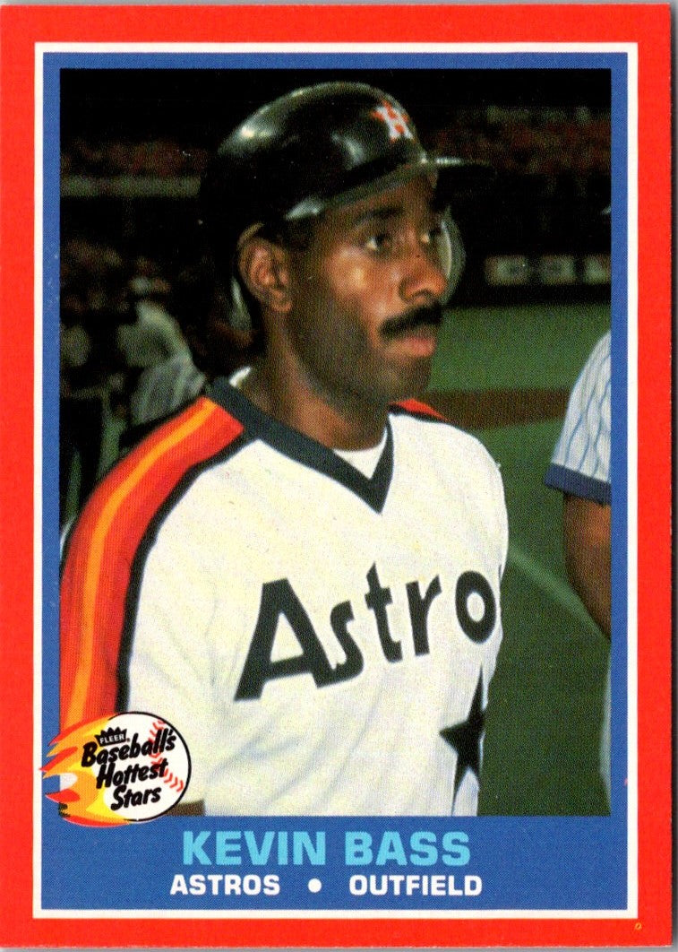 1987 Fleer Hottest Stars Kevin Bass