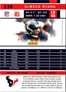 2011 Score DeMeco Ryans