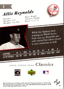 2005 Upper Deck Classics Allie Reynolds