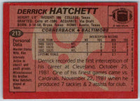 1983 Topps Derrick Hatchett #213
