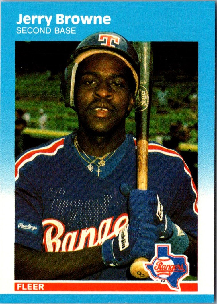 1987 Fleer Update Glossy Jerry Browne