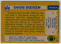 1982 Topps Doug Dieken #62