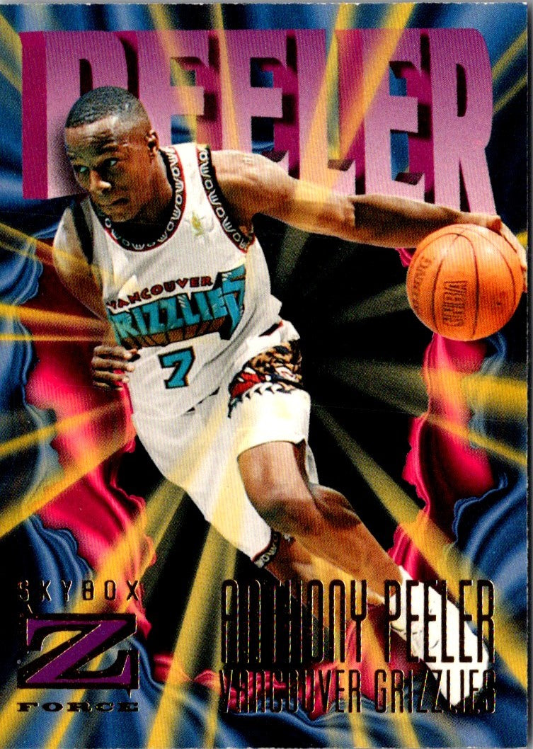 1996 SkyBox Z-Force Anthony Peeler