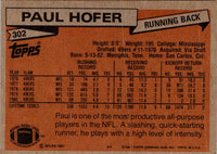 1981 Topps Paul Hofer #302