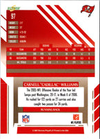 2007 Score Select Cadillac Williams #97