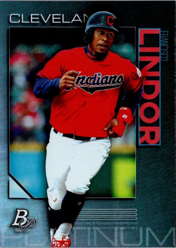 2020 Bowman Platinum Francisco Lindor #26