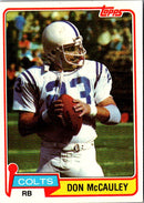 1981 Topps Don McCauley
