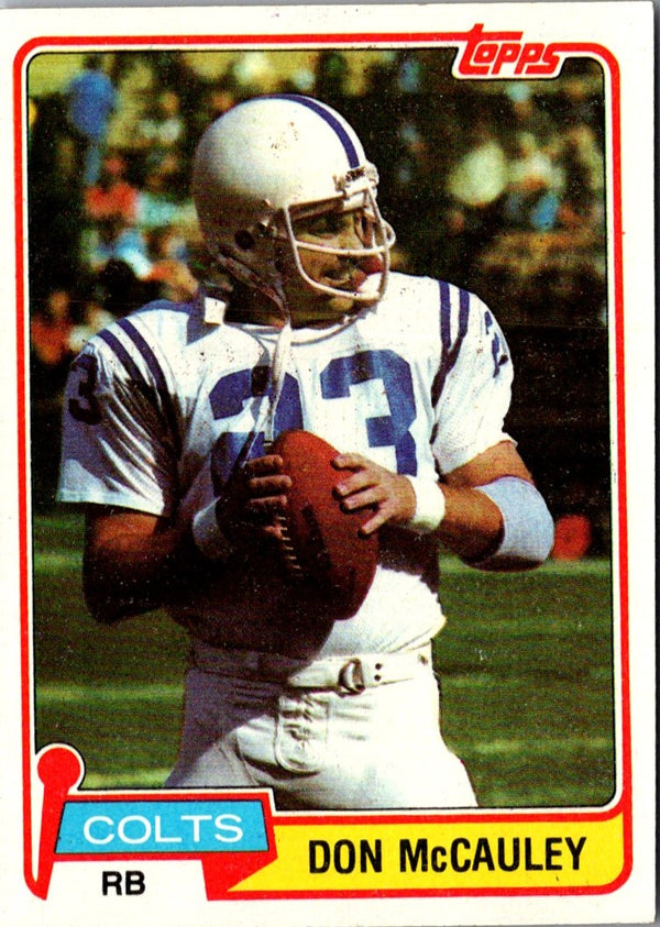 1981 Topps Don McCauley #137 NM-MT
