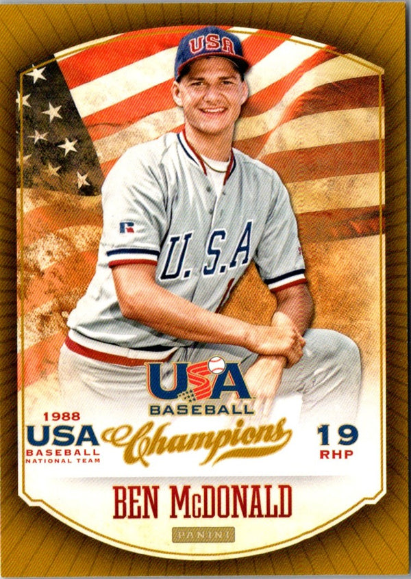 2013 Panini USA Champions Ben McDonald #20