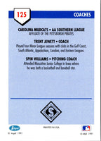 1991 Line Drive AA Trent Jewett/Spin Williams #125
