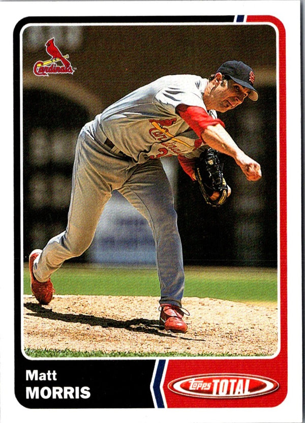 2003 Topps Total Matt Morris #58