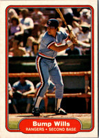 1982 Fleer Bump Wills #334