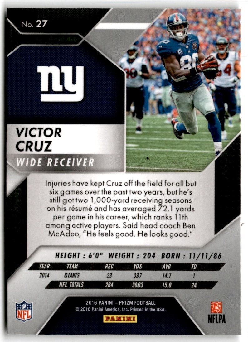 2016 Panini Prizm Victor Cruz