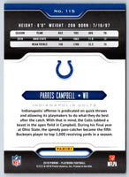 2019 Panini Absolute Parris Campbell #134 Rookie