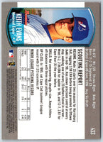 2000 Bowman Keith Evans #433 Rookie