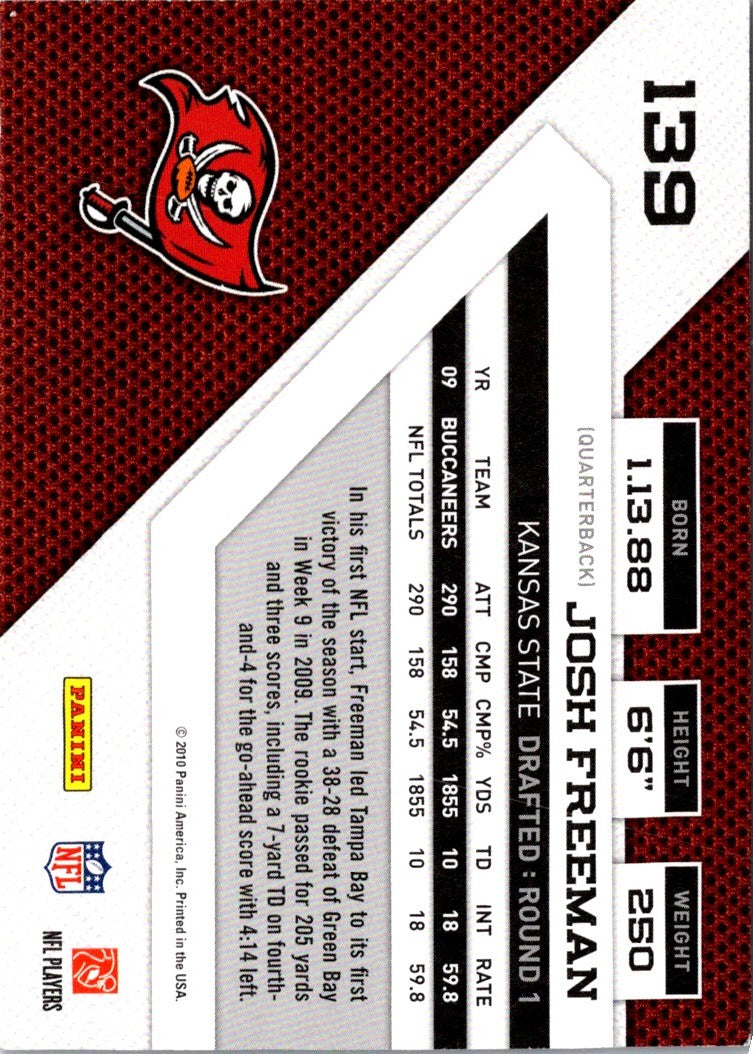 2010 Panini Josh Freeman