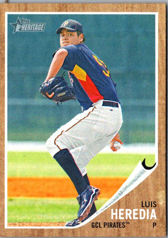 2011 Topps Heritage Minor League Luis Heredia #18